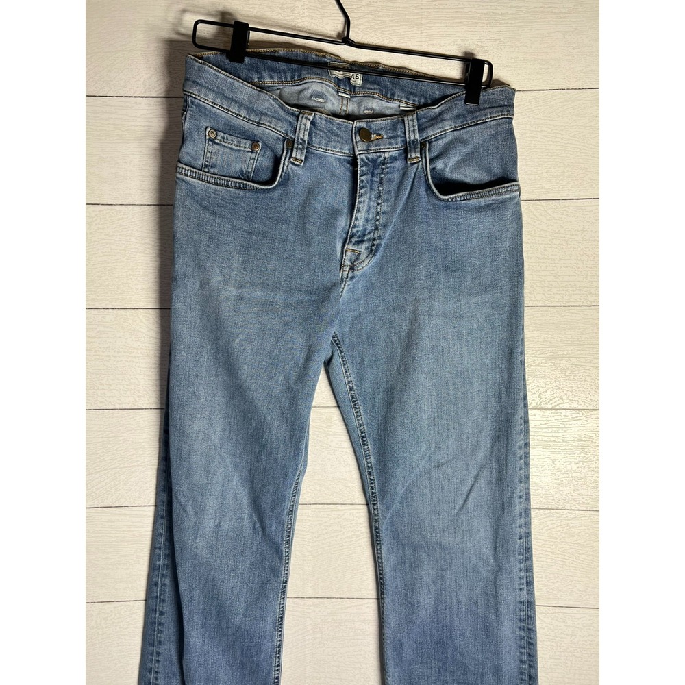 Tecovas 33x30 - Measures 32x29 - Mens Slim Medium Blue Jean Denim Pants - Picture 14 of 16